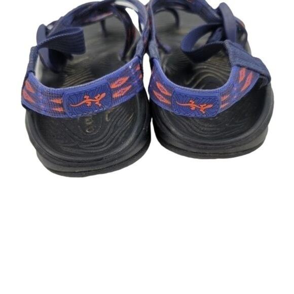 Chaco Women's Strappy Hiking Outdoors ZVolv X2 Sandals In Volcanic Blue Size 7 - Picture 5 of 6